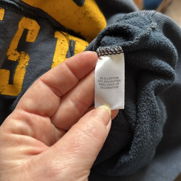 Navy Blue Notre Dame Sweatshirt - Picture 5 of 5